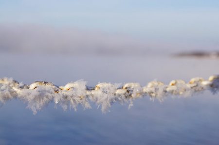 Angara river, Siberia, Russia. 21.12.2013 1