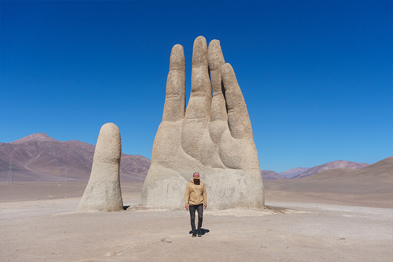 Рука пустыни, Атакама, Чили
